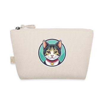 American Wirehair Cat Breed Cartoon Kawaii Animal - Organic Pouch - nature - Front