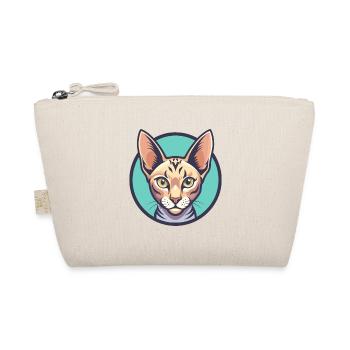 Egyptian Mau Cat Breed Cartoon Kawaii Animal Pet - Organic Pouch - nature - Front