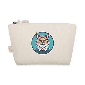 Highlander Katzenrasse Cartoon Kawaii Tier Haustier - Bio-Täschchen - Natur - Vorne