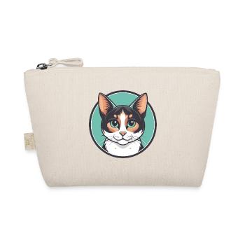 Japanese Bobtail Cat Breed Cartoon Kawaii Animal - Organic Pouch - nature - Front