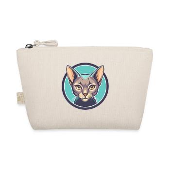 Chat bleu russe race dessin animé Kawaii animal de compagnie - Trousse biologique - nature - Devant