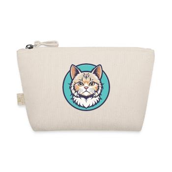 Selkirk Rex Katzenrasse Cartoon Kawaii Tier Haustier - Bio-Täschchen - Natur - Vorne