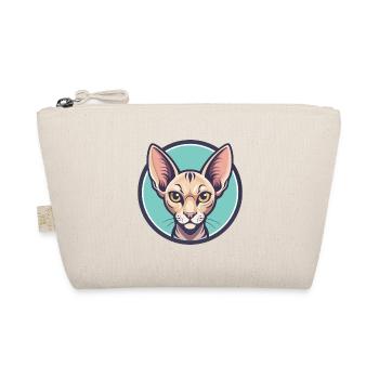 Orientalische Katzenrasse Karikatur Kawaii Tier Haustier - Bio-Täschchen - Natur - Vorne