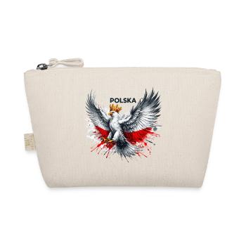 Pologne Polska polonais rouge blanc aigle couronne cadeau - Trousse biologique - nature - Devant