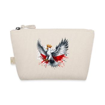 Pologne Polska polonais rouge blanc aigle couronne cadeau - Trousse biologique - nature - Devant
