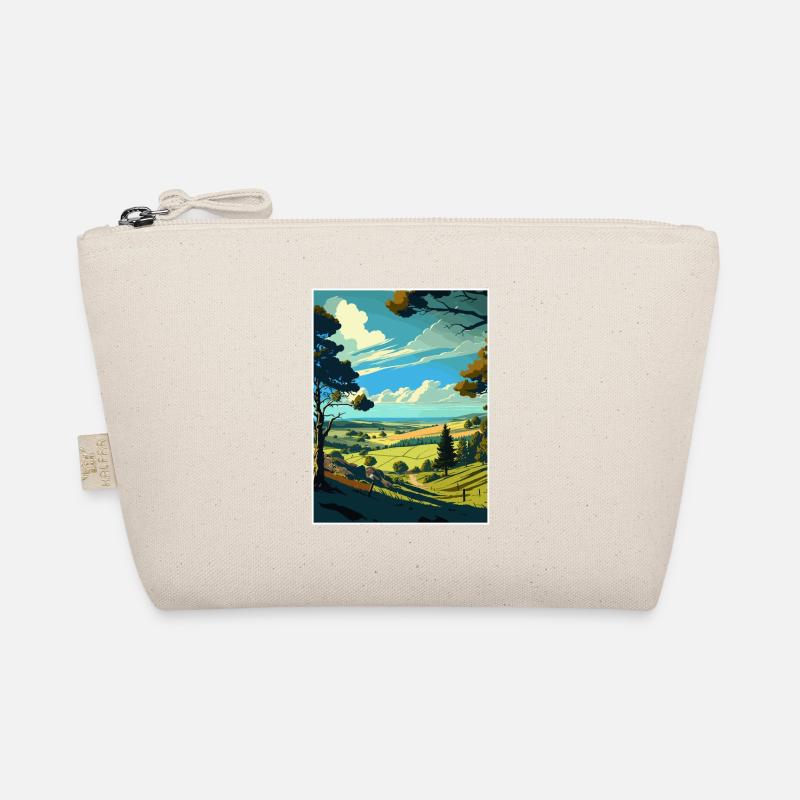 Blackdown Hills Aonb Voyage Affiche Souvenir WPA Trousse biologique