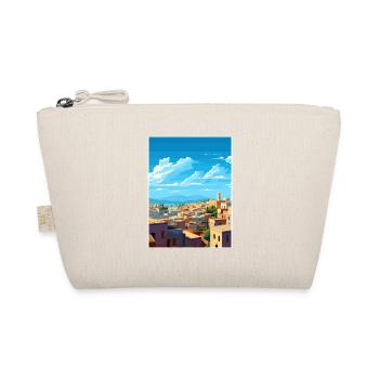 Fes Morocco Travel Poster Souvenir Postcard Paint - Organic Pouch - nature - Front