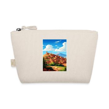 Marrakesh Morocco Travel Poster Souvenir Paint WPA - Organic Pouch - nature - Front