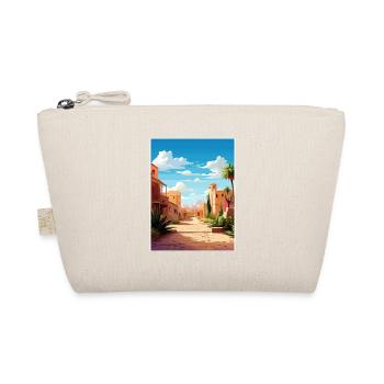 Marrakesh Morocco Travel Poster Souvenir Paint WPA - Organic Pouch - nature - Front