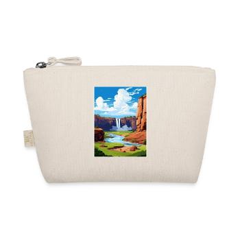Ouzoud Waterfalls Morocco Travel Poster Souvenir - Organic Pouch - nature - Front