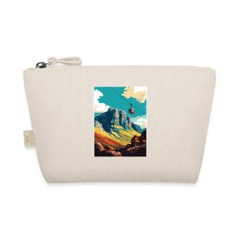 Table Mountain South Africa Travel Poster Souvenir - Organic Pouch - nature - Front