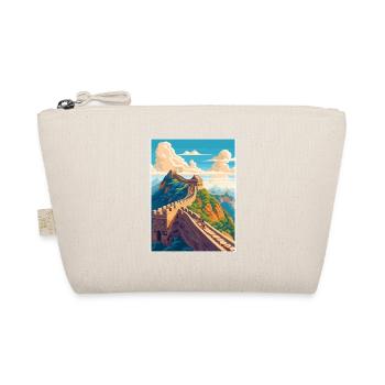 Great Of China Travel Poster Souvenir Painting WPA - Organic Pouch - nature - Front
