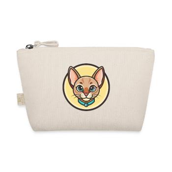 Orientalische Katzenrasse Cartoon Kawaii Tier Haustier - Bio-Täschchen - Natur - Vorne