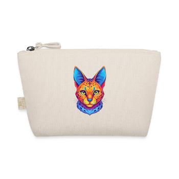 Chat de Savannah, race de chat, dessin animé, animal de compagnie Kawaii - Trousse biologique - nature - Devant
