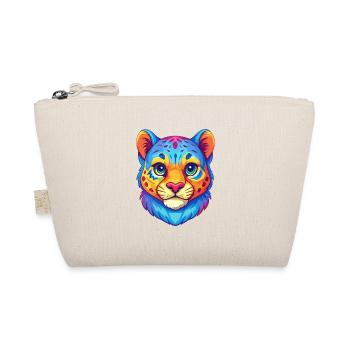 Bébé chat léopard des neiges, dessin animé, animal kawaii - Trousse biologique - nature - Devant