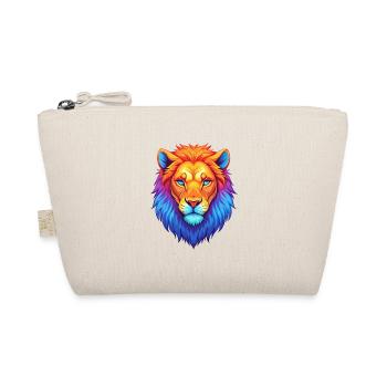 Liger Hybrid Lion Tiger Cat Breed Cartoon Kawaii A - Organic Pouch - nature - Front