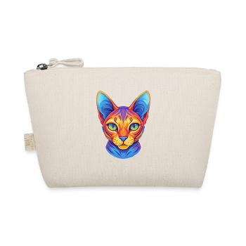 Egyptian Mau Cat Breed Cartoon Kawaii Animal Pet - Organic Pouch - nature - Front