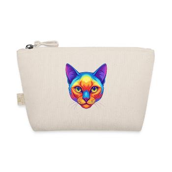 Burmesische Katze Rasse Karikatur Kawaii Tier Haustier - Bio-Täschchen - Natur - Vorne