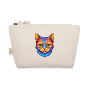 American Wirehair Cat Breed Cartoon Kawaii Animal - Organic Pouch - nature - Front