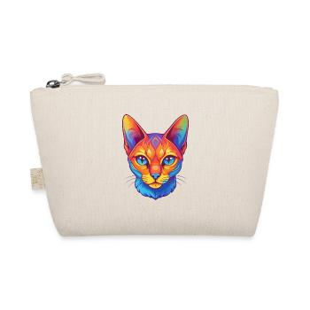 Abessinische Kurzhaarkatze Rasse Karikatur Kawaii Anim - Bio-Täschchen - Natur - Vorne