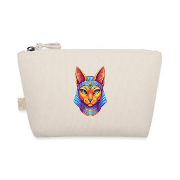 Arabian Egyptian Mau Cat Breed Cartoon Kawaii Anim - Organic Pouch - nature - Front