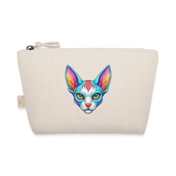 Cornish Rex Katzenrasse Cartoon Kawaii Tier Haustier - Bio-Täschchen - Natur - Vorne