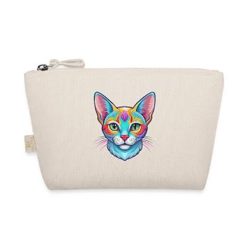 Abessinische Kurzhaarkatze Rasse Karikatur Kawaii Anim - Bio-Täschchen - Natur - Vorne