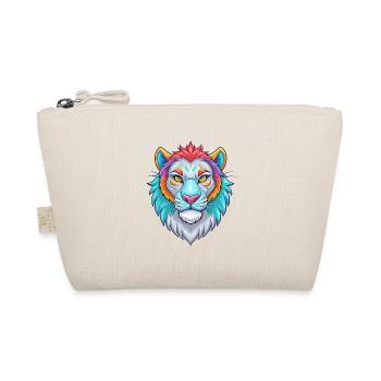 Liger Hybrid Lion Tiger Cat Breed Cartoon Kawaii A - Organic Pouch - nature - Front