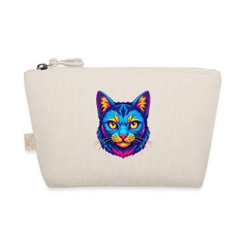 American Polydactyl Cat Breed Cartoon Kawaii Anima - Organic Pouch - nature - Front