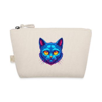 Chartreux Cat Breed Cartoon Kawaii Animal Pet - Organic Pouch - nature - Front