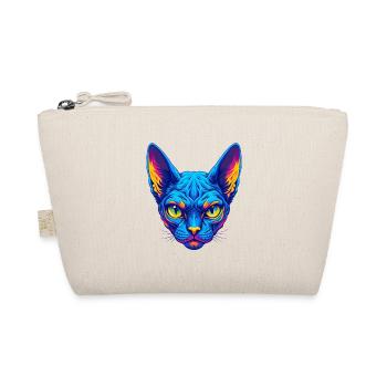Devon Rex Cat Breed Cartoon Kawaii Animal Pet - Organic Pouch - nature - Front