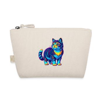 American Wirehair Cat Breed Cartoon Kawaii Animal - Organic Pouch - nature - Front