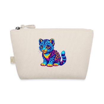 Léopard des neiges bébé chat race dessin animé Kawaii Animal - Trousse biologique - nature - Devant