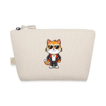 Japanische Bobtail Lustige Cartoon Kawaii Jacke Sungl - Bio-Täschchen - Natur - Vorne