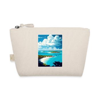 Barbuda Karibik Reise Poster Souvenir Farbe WPA - Bio-Täschchen - Natur - Vorne