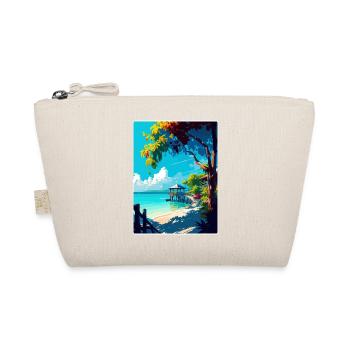 Negril Karibik Reise Poster Souvenir Farbe WPA - Bio-Täschchen - Natur - Vorne