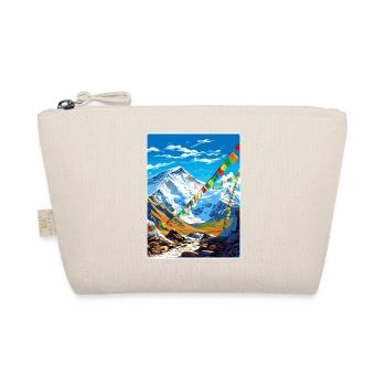 Mont Everest Chine Affiche de voyage vintage souvenir - Trousse biologique - nature - Devant