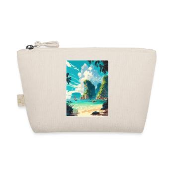 Phi Thailand Thai Travel Poster Souvenir Paint WPA - Organic Pouch - nature - Front