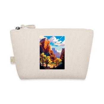 Zion National Park Arizona Travel Poster Souvenir - Organic Pouch - nature - Front