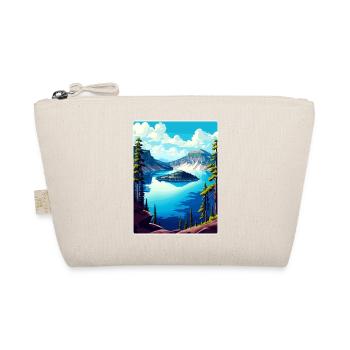 Affiche de voyage souvenir du parc national du lac Crater - Trousse biologique - nature - Devant