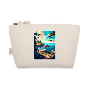 Acadia National Park Travel Poster Souvenir WPA - Organic Pouch - nature - Front