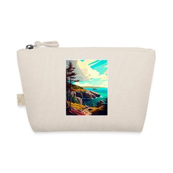 Acadia National Park Travel Poster Souvenir WPA - Organic Pouch - nature - Front
