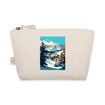 La Plagne Ski Ski Voyage Poster Souvenir WPA - Trousse biologique - nature - Devant
