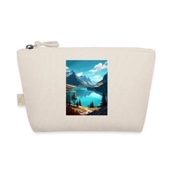 Glacier National Park Travel Poster Souvenir WPA - Organic Pouch - nature - Front