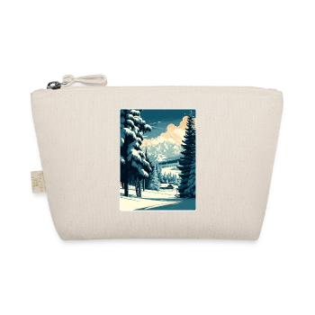 Kitzbuhel Ski Austria Travel Poster Souvenir WPA - Organic Pouch - nature - Front