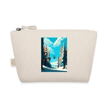 Méribel Ski Ski Voyage Affiche Peinture Souvenir WP - Trousse biologique - nature - Devant