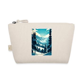 Verbier Ski Ski Voyage Affiche Peinture Souvenir WP - Trousse biologique - nature - Devant