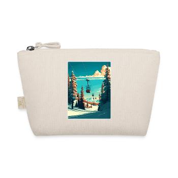 La Plagne Ski Ski Voyage Poster Souvenir WPA - Trousse biologique - nature - Devant