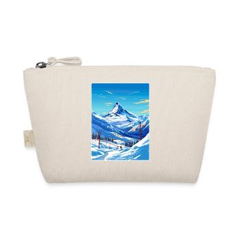 Zermatt Ski Ski Affiche de voyage Peinture souvenir WP - Trousse biologique - nature - Devant