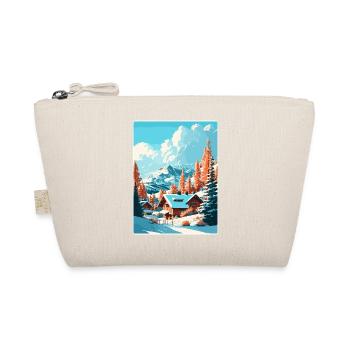 Méribel Ski Ski Voyage Affiche Peinture Souvenir WP - Trousse biologique - nature - Devant